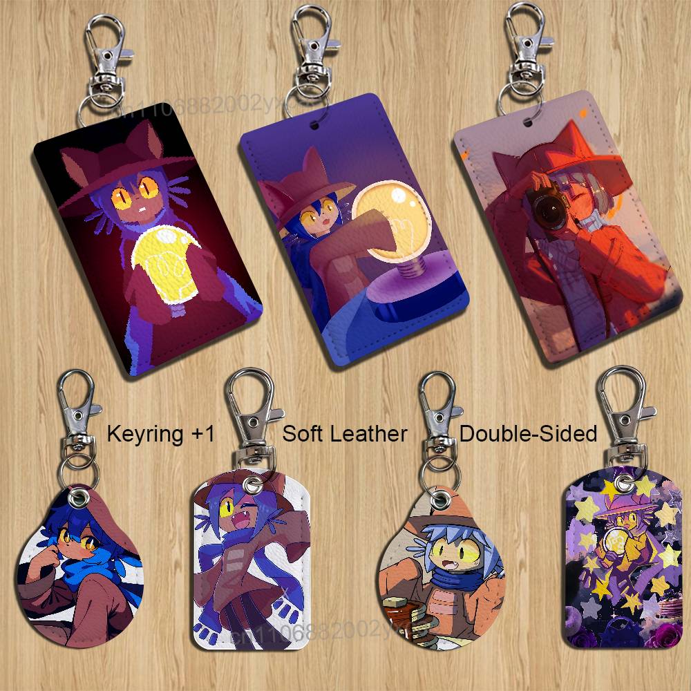Leatherwork Keychain - Uroczy uchwyt na karty Niko OneShot