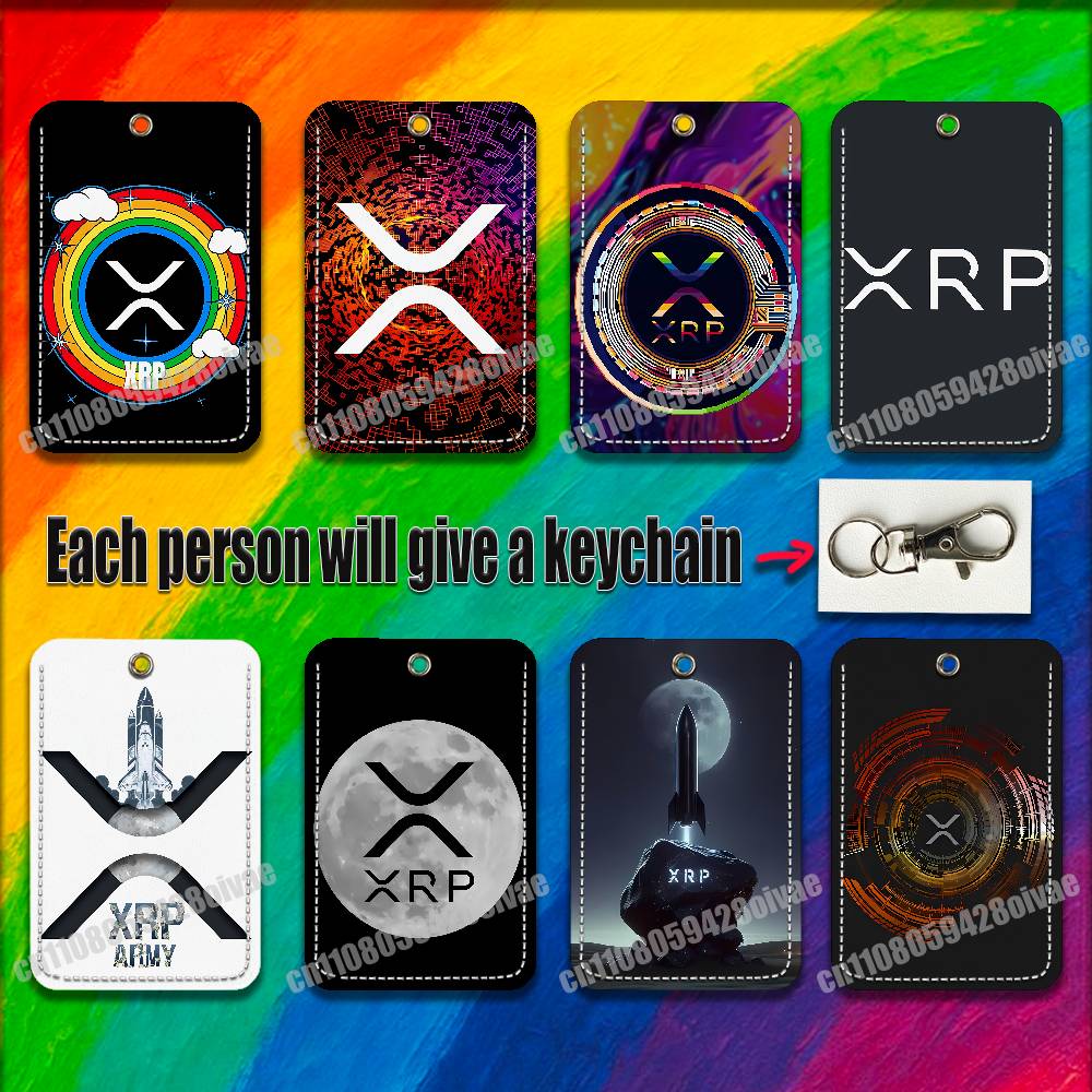 Leatherwork Keychain - Xrp Ripple Krypto Waluta Cyfrowa Klipsy