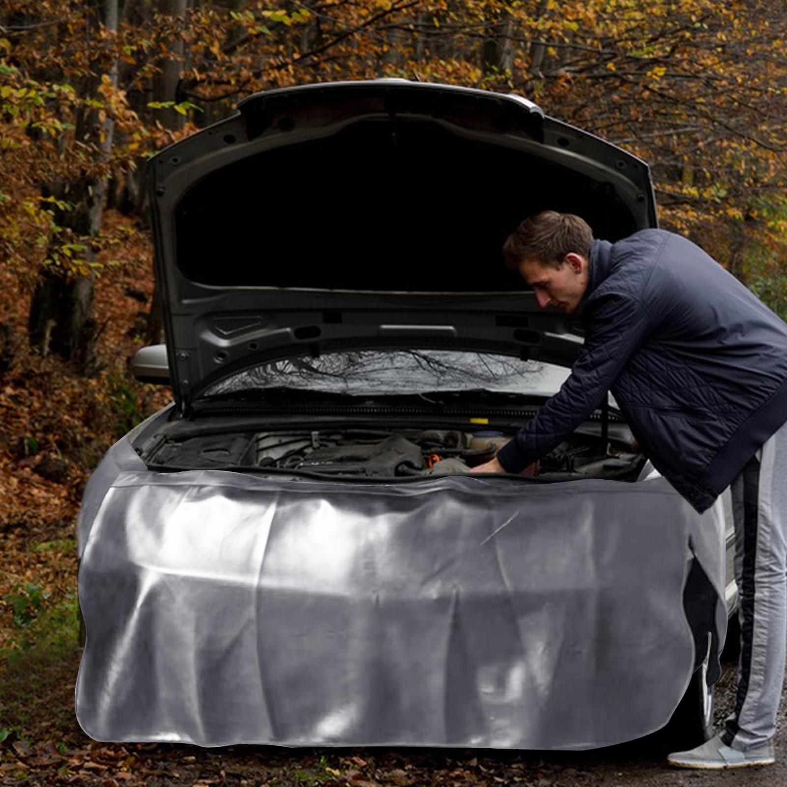 Leather Work For Car - 3-częściowy składany pokrowiec na błotnik samochodowy