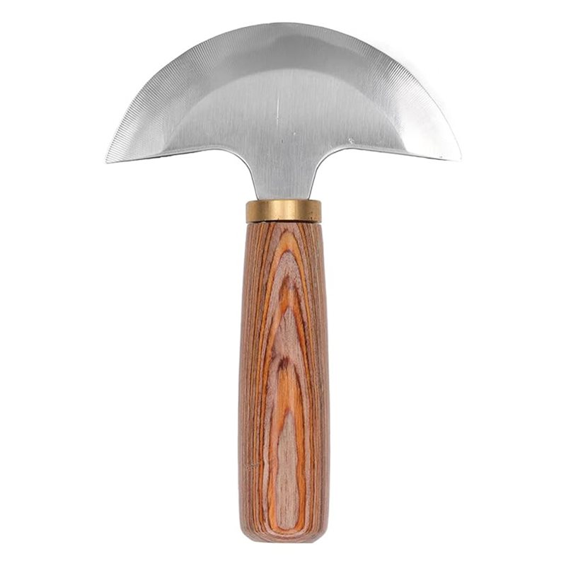 Round Knife Leatherwork - AB41 - Drewniana rękojeść do noża