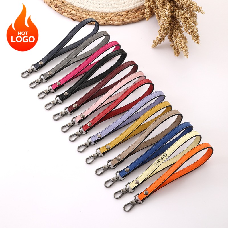 Leatherwork Keychain - Spersonalizowany brelok do kluczy LOGO Pusta