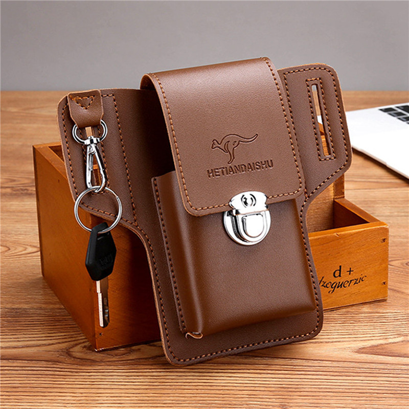 Leatherwork Belt - Torba na pasek na telefon dla