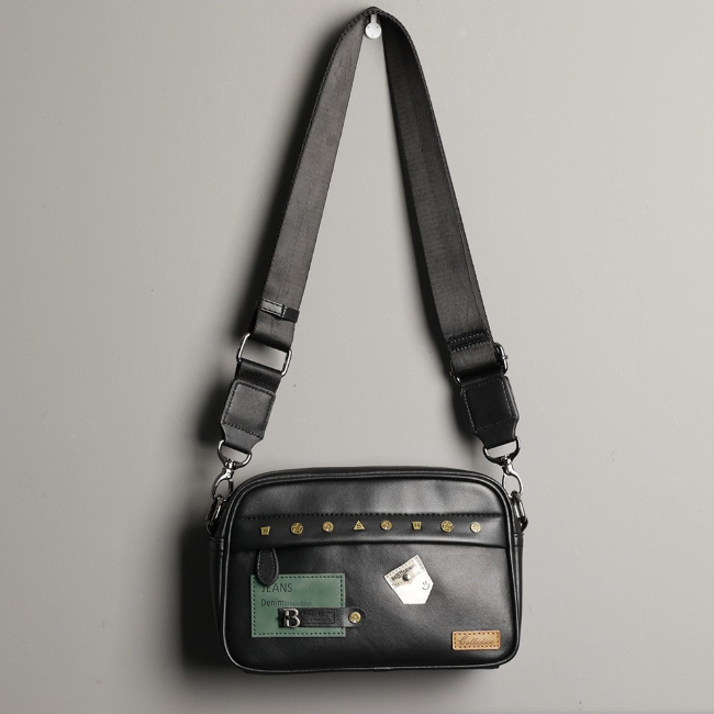 Leather Work Bag - Modna torba na ramię dla młodych