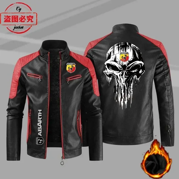 Leather Work For Car - Kurtka skórzana ABARTH na wiosnę i