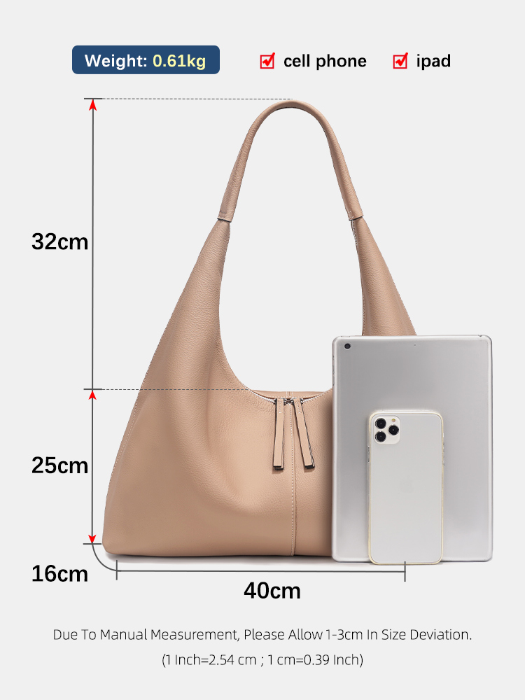 Zency Damska Torba Hobo z Praw – Leather Work Bag recenzja i cena