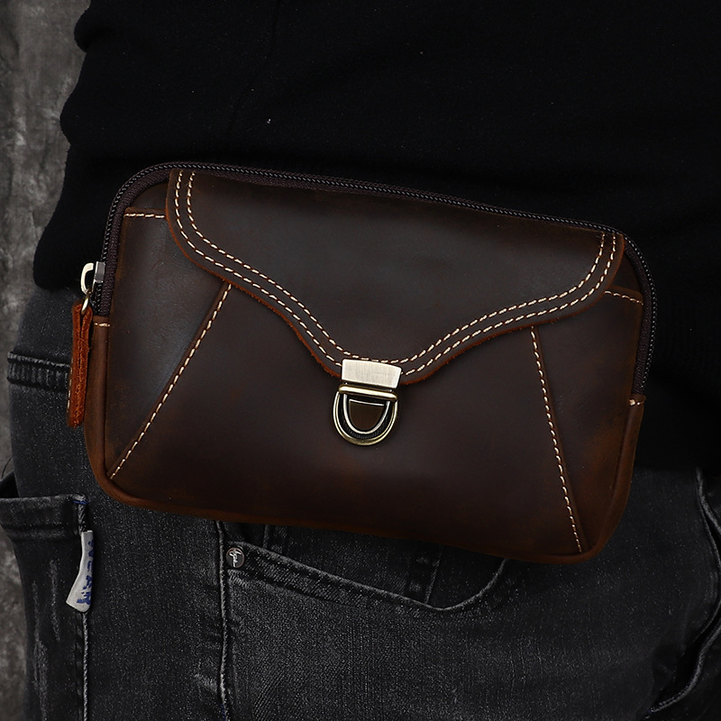 Męska skórzana torba na pas, m – Leather Work Pants recenzja i cena