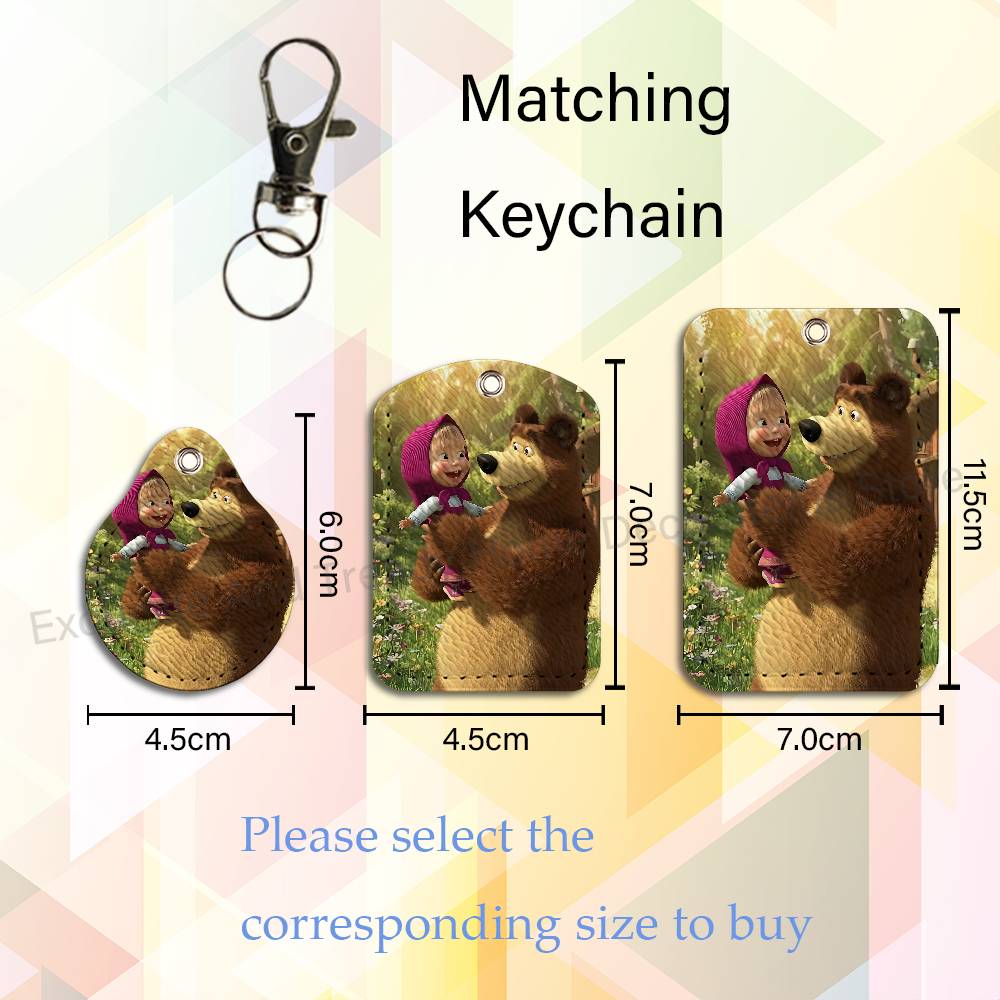 Uroczy brelok z Maszą i Niedźw – Leatherwork Keychain recenzja i cena