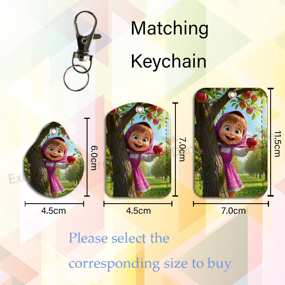Uroczy brelok z Maszą i Niedźw – Leatherwork Keychain recenzja i cena
