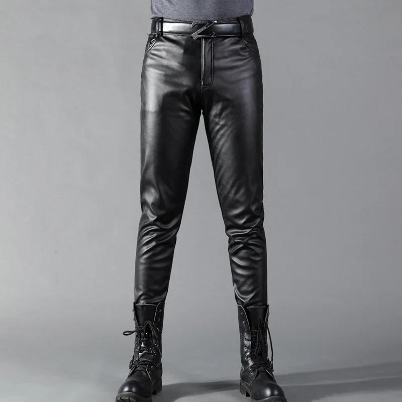 Męskie spodnie skórzane Skinny – Leather Work Pants recenzja i cena