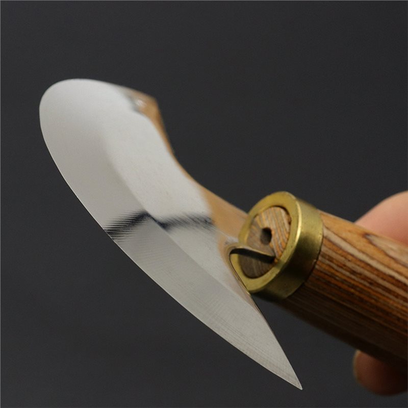 AB41 - Drewniana rękojeść do n – Round Knife Leatherwork recenzja i cena