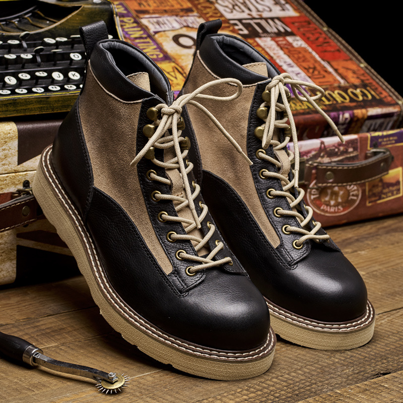 Męskie krótkie buty robocze, s – Vintage Leatherwork recenzja i cena