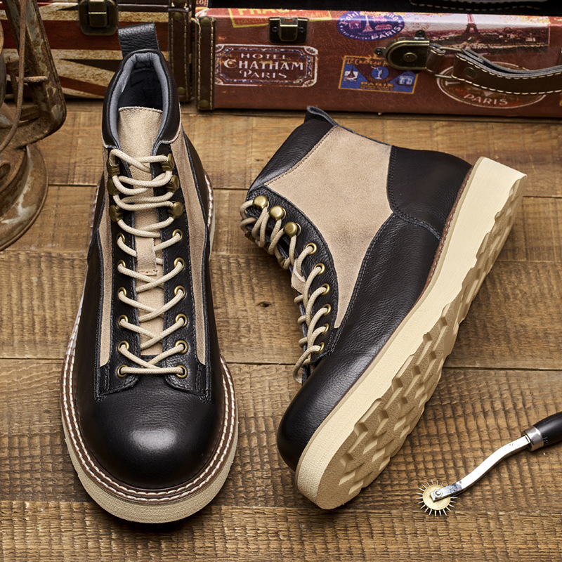 Męskie krótkie buty robocze, s – Vintage Leatherwork recenzja i cena