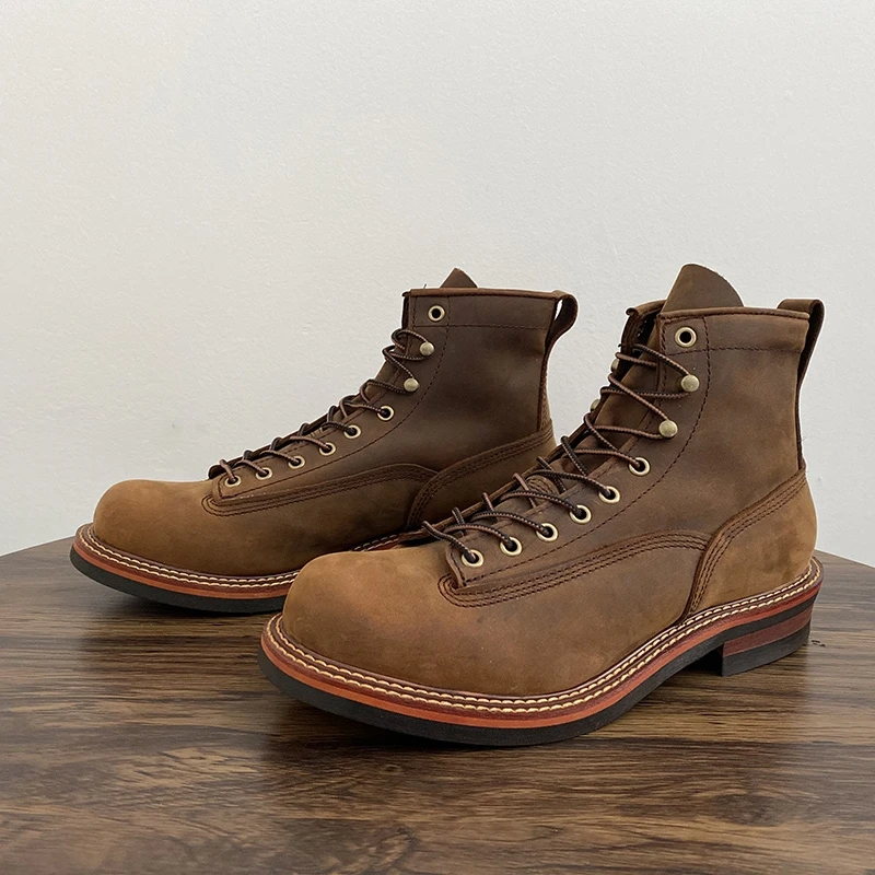 Męskie botki w stylu vintage,  – Vintage Leatherwork recenzja i cena