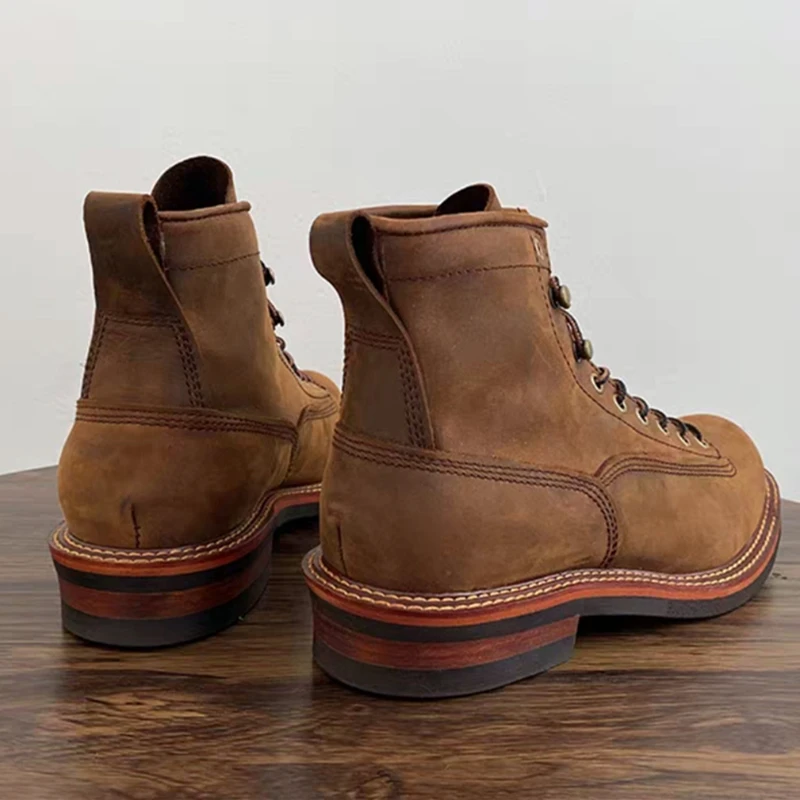 Męskie botki w stylu vintage,  – Vintage Leatherwork recenzja i cena