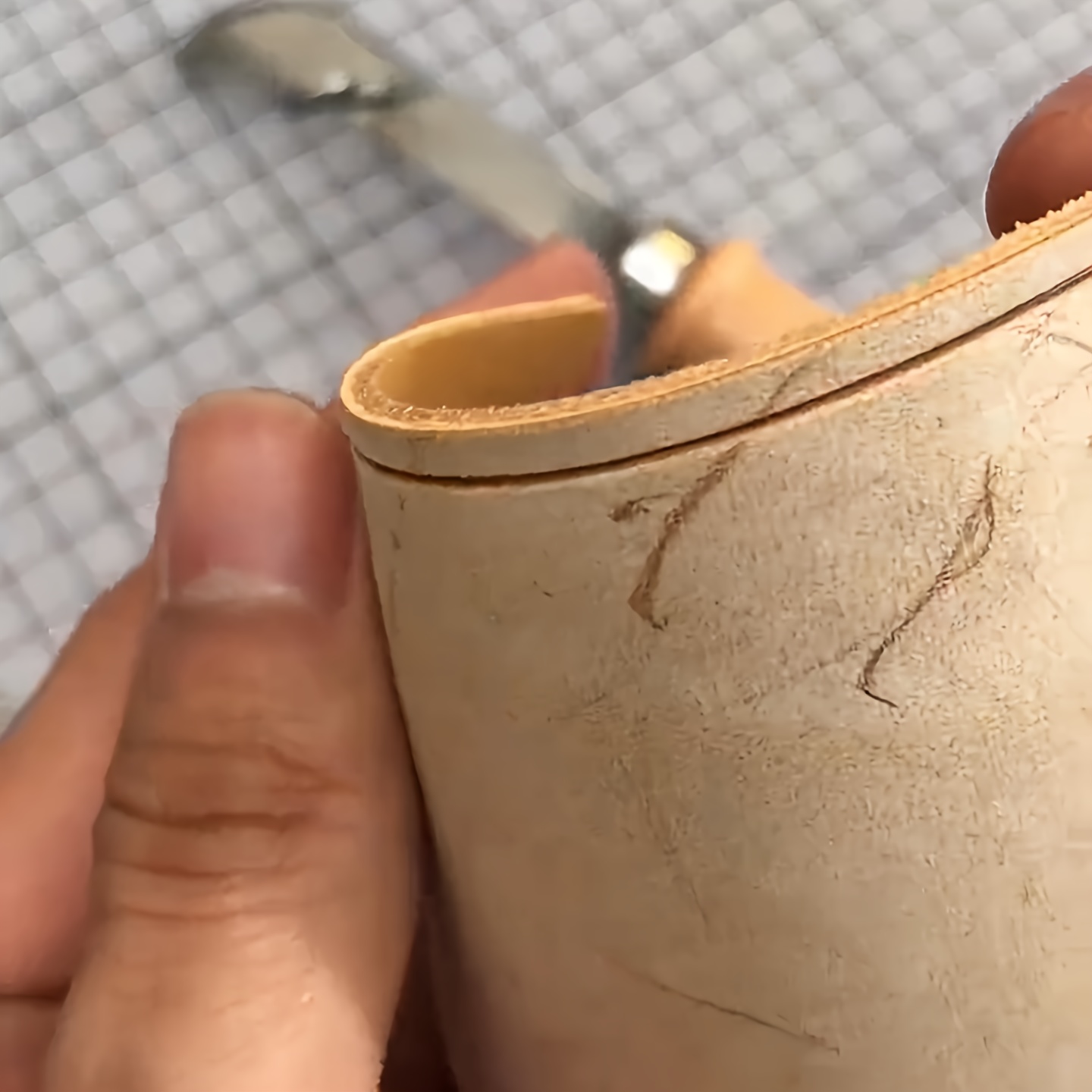 1 szt. Regulowany rysik do wyg – Leatherwork Edge Creaser recenzja i cena