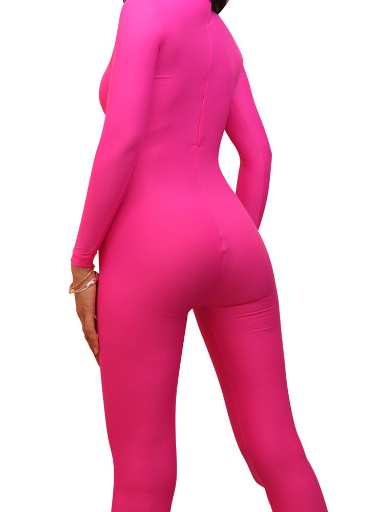 Sexy kobiety Slim Shiny kostiu – Leather Work Overalls recenzja i cena
