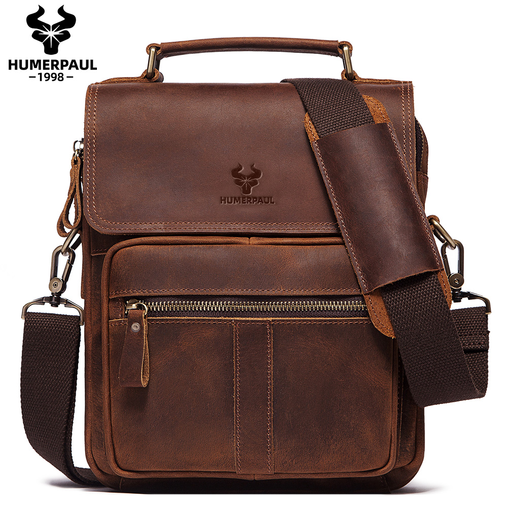 HUMERPAUL Męska torba na ramię – Vintage Leatherwork recenzja i cena
