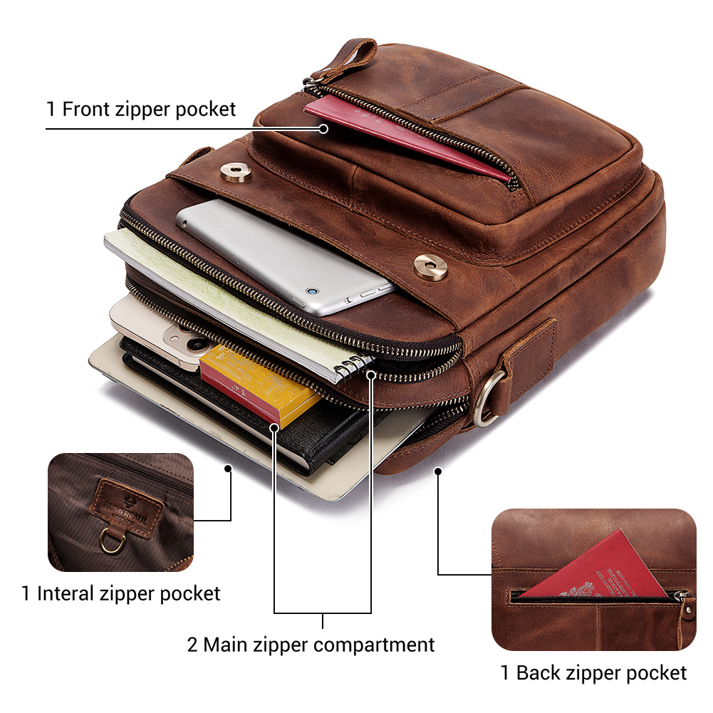 HUMERPAUL Męska torba na ramię – Vintage Leatherwork recenzja i cena
