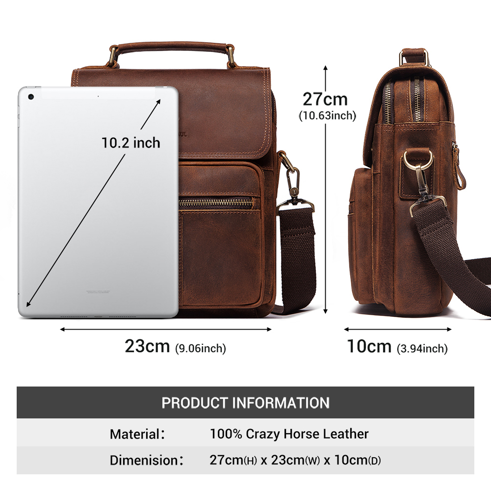 HUMERPAUL Męska torba na ramię – Vintage Leatherwork recenzja i cena