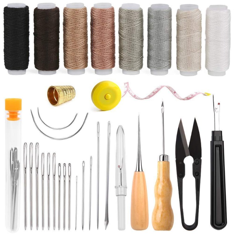 Zestaw narzędzi do obróbki skó – Leatherwork Hand Sewing Needles recenzja i cena