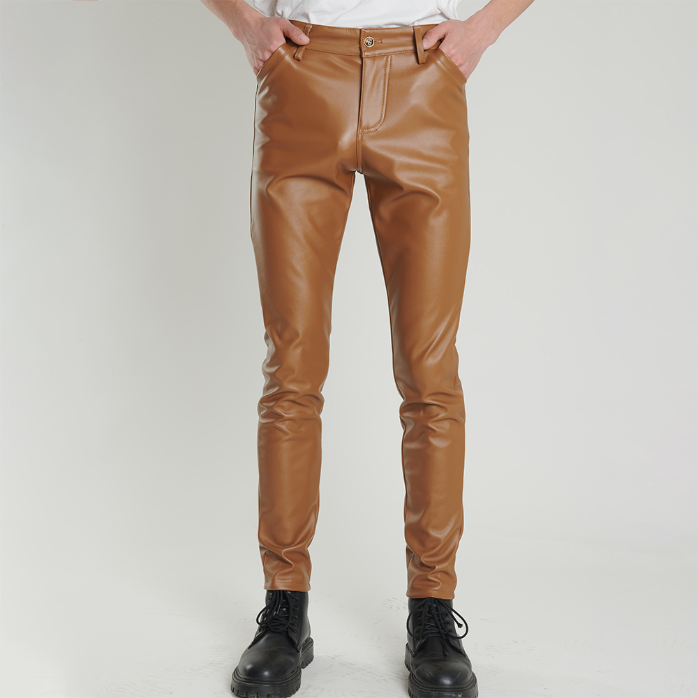 Męskie spodnie skórzane Skinny – Leather Work Pants recenzja i cena