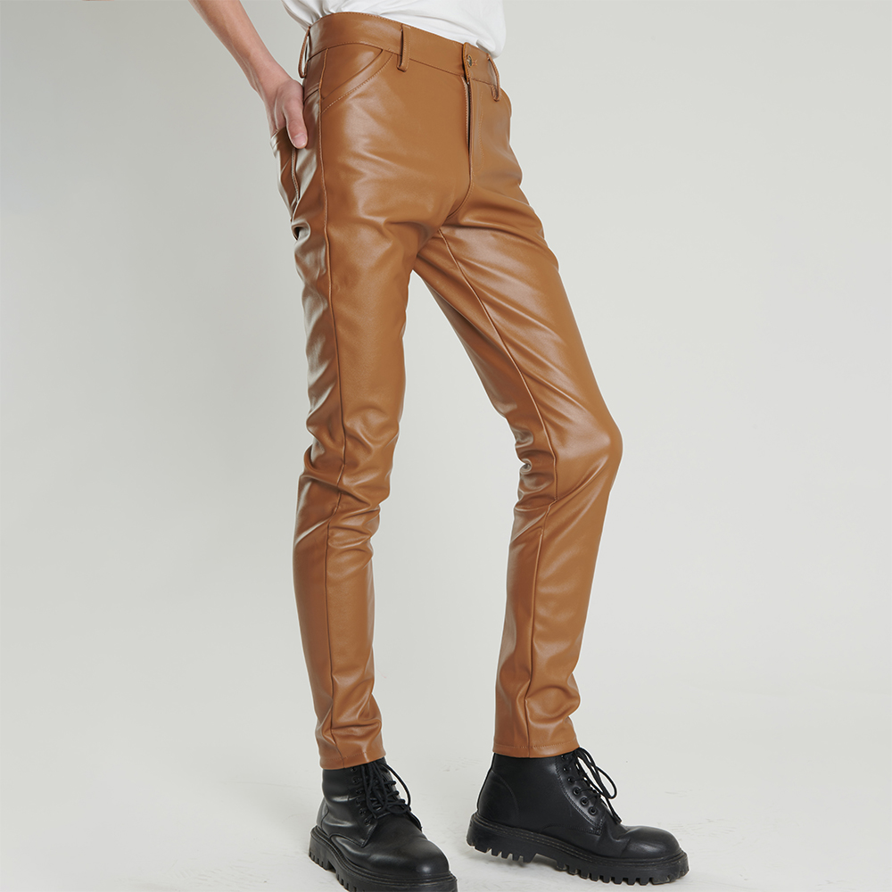Męskie spodnie skórzane Skinny – Leather Work Pants recenzja i cena