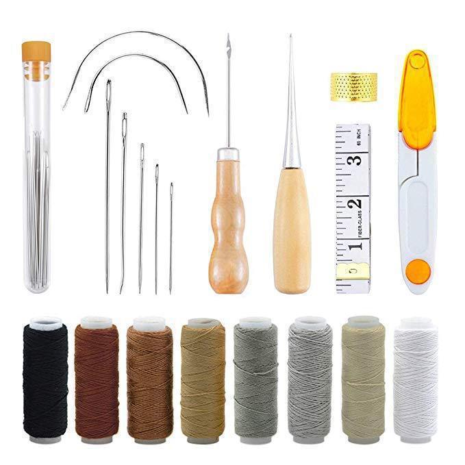 Zestaw do szycia skóry, narzęd – Leatherwork Hand Sewing Needles recenzja i cena