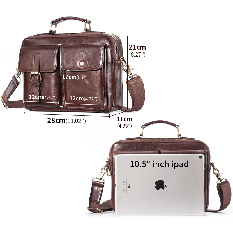 Nowa skórzana torba na ramię d – Leather Work Bag recenzja i cena