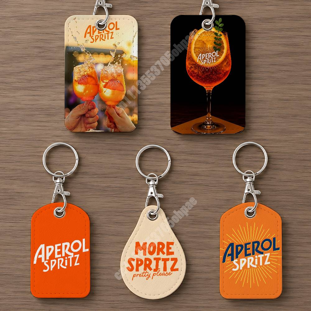 Pomarańczowy Prosecco A-Aperol – Leatherwork Keychain recenzja i cena