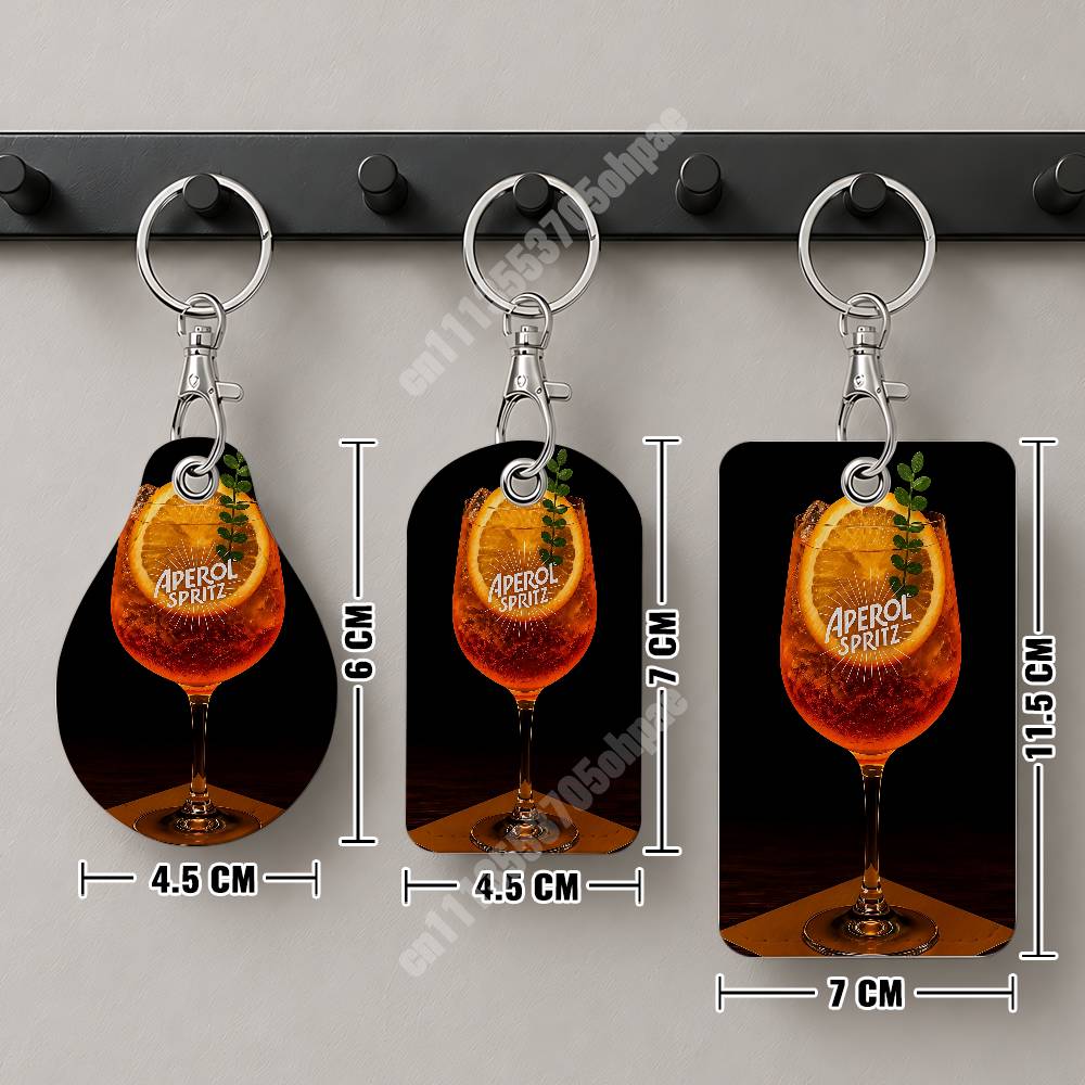 Pomarańczowy Prosecco A-Aperol – Leatherwork Keychain recenzja i cena