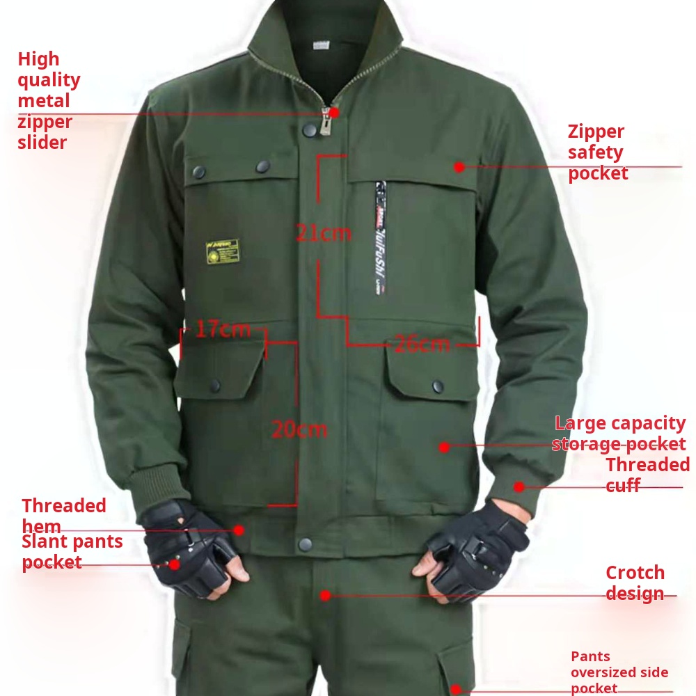 Męska odzież robocza ochronna, – Leather Work Overalls recenzja i cena