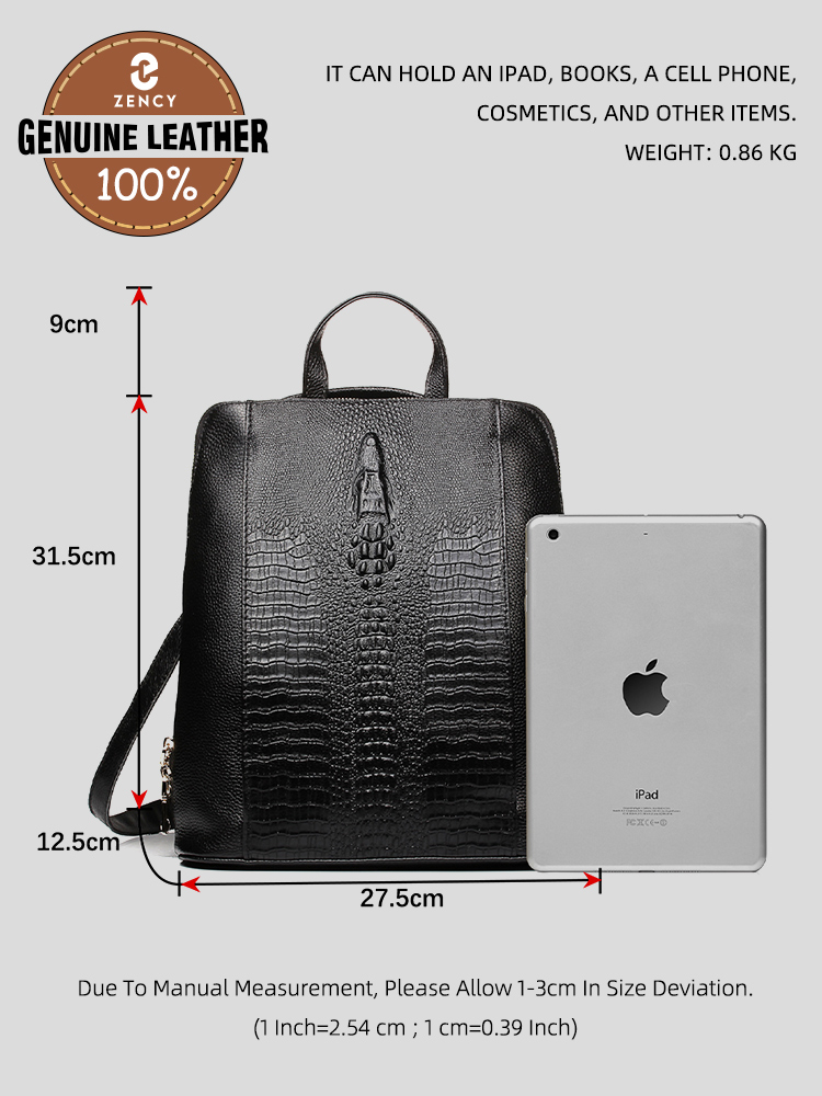 Plecak damski Zency ze skóry k – Leather Work Bag recenzja i cena