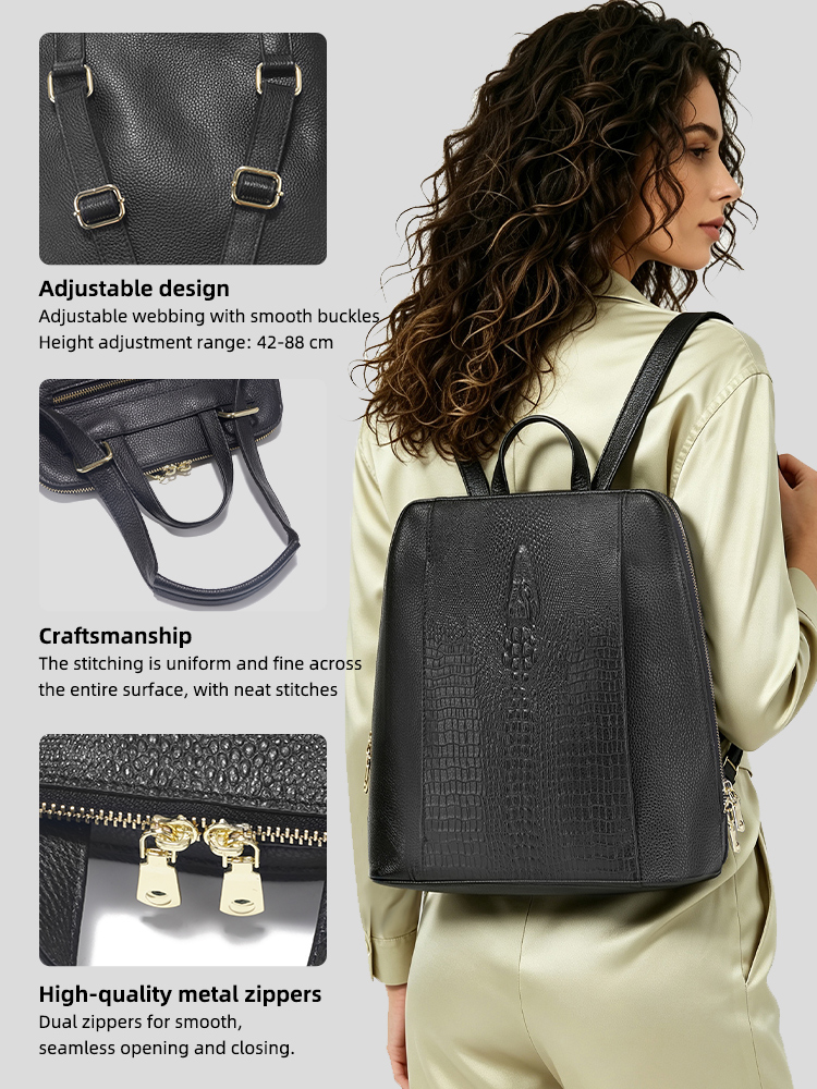 Plecak damski Zency ze skóry k – Leather Work Bag recenzja i cena