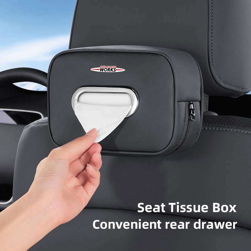 Organizer na chusteczki samoch – Leather Work For Car recenzja i cena